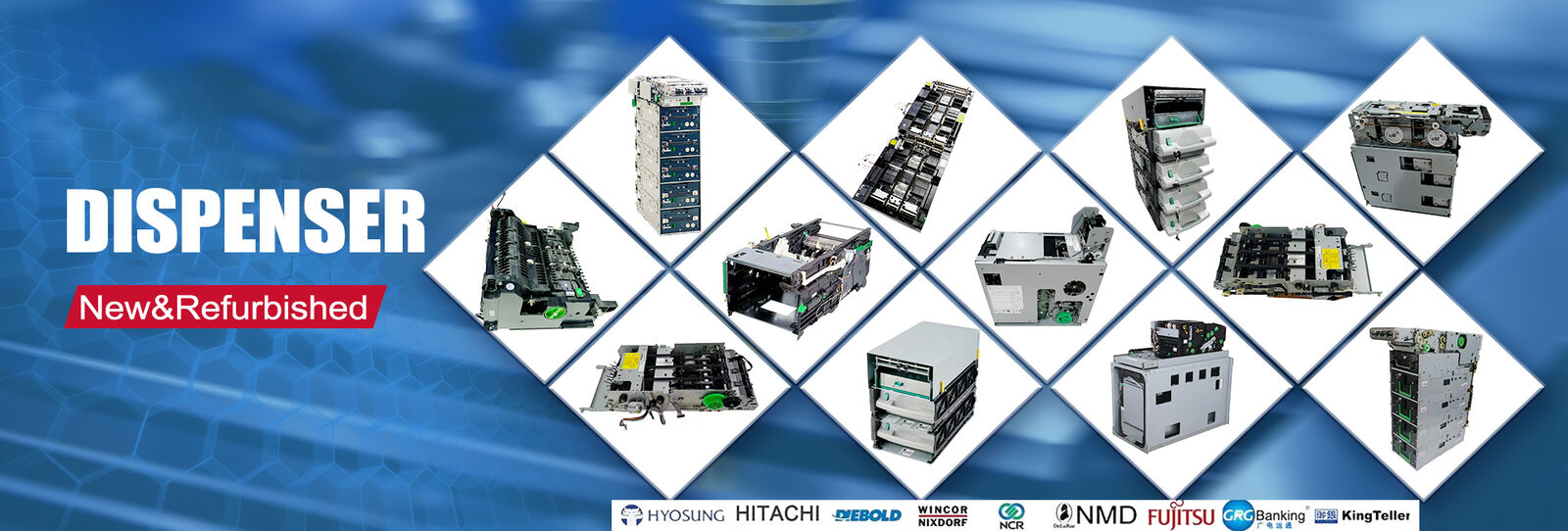 Piezas para cajeros automáticos Diebold