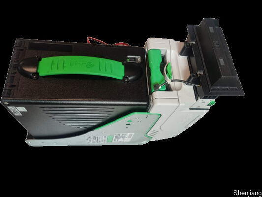 Uso de quiosco con caja de efectivo para el validador de billetes JCM IVIZION-100-SS, bisel negro para máquina minorista, aceptador de efectivo JCM