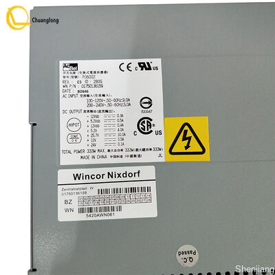 Fuente de alimentación central del distribuidor de la fuente de alimentación de Wincor Nixdorf PC280 del cajero automático IV USB 24V 01750136159 Wincor 2050XE 1750136159