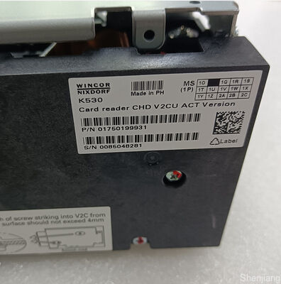 Cajero automático Banco Wincor Nixdorf Piezas de cajero automático Hitachi-Omron V2CU-1JL-G81 Lector de tarjetas CHD V2CU ACT Versión 01750199931 1750199931