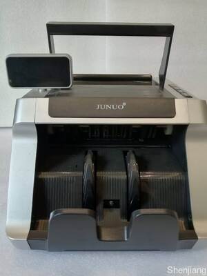 JUNUO C05 Máquina bancaria Detector de dinero Contador Negro con pantalla LED