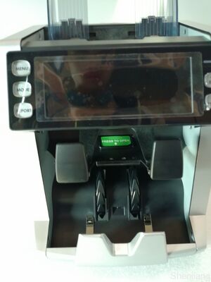 Máquina clasificadora de billetes de bolsillo 1+1 Contador de dinero Detector Negro con pantalla LED LK22025060003