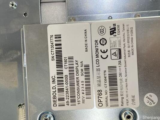 Nuevas piezas ATN de Diebold DB Piezas de cajero automático Diebold Pantalla LCD de 15 pulgadas para el consumidor 49-223841-000B 49223841000B