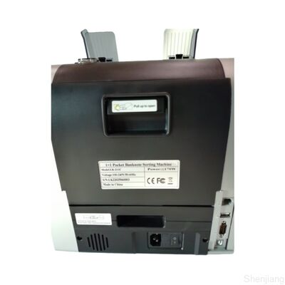 Máquina clasificadora de billetes de bolsillo 1+1 Contador de dinero Detector Negro con pantalla LED LK22025060003
