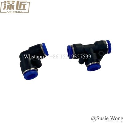 009-0027931 Partes de la máquina de cajero automático NCR S2 Picker 90 Conector de tubo de vacío de ángulo recto 0090027931