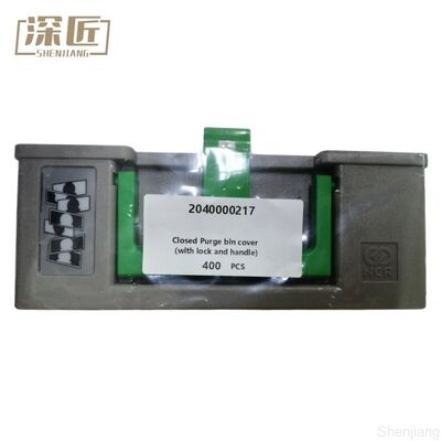 2040000217 NCR Cubierta cerrada de la caja de depuración con llave y manija Partes de la máquina del cajero automático para NCR S1 Rechazar la cinta 4450693308 445-0693308