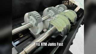 Reparación del eje del rodillo de alimentación Hyosung Tiempo de inactividad del cajero automático